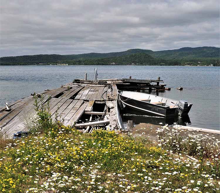 delapidated pier
